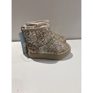 Toddler Arlo Booties - Cat &‎ Jack Gold 5T NWOT